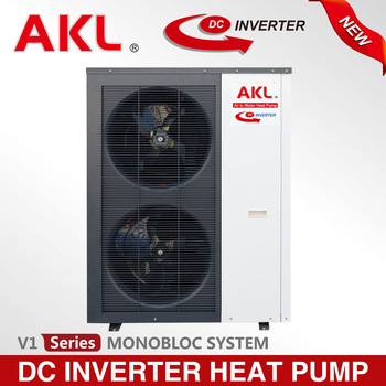 2016 hot heat pump floor heating DHW centra cooling heat pump with EU standard