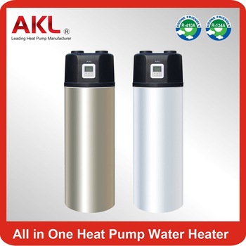 Small all ine one air source heat pump water heater