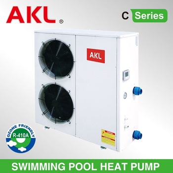 AKL high efficency R410a air to water swimming pool heater air source