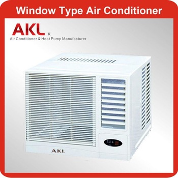 Mini 1 ton window type air conditioner with R410A gas