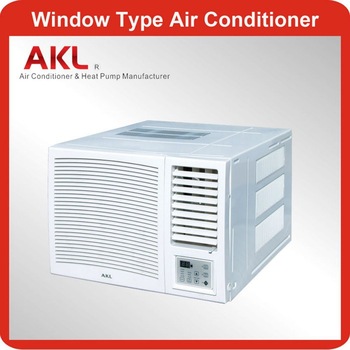 Mini 1 ton window type air conditioner with R410A gas