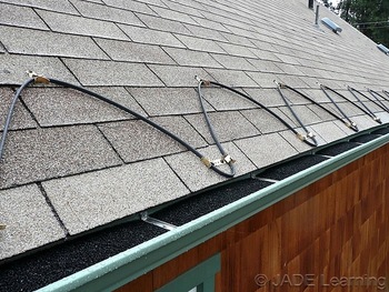 Roof and Gutter De icing floor heating cable