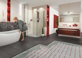 self regulating single conductor useful heated floor mats