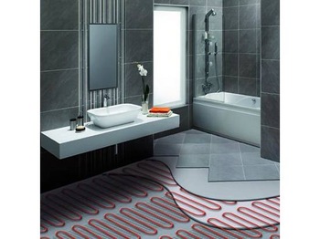 self regulating single conductor underfloor heating mat