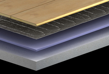 In Door Floating Floor Foil Heating Systems for UK market