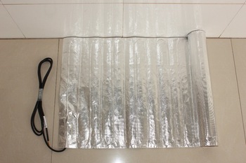 150w m2 Aluminum Foil In Door Ultra Thin Heating Systems for Under carpet