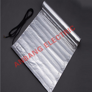 Laminate and hardwood mat foil heating mat for indoor home or hotel