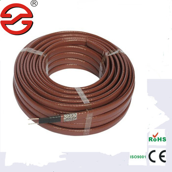 Top quality fire retardant explosion proof self regulating heat trace cable for pipe roof gutter driveway deicing and snow m