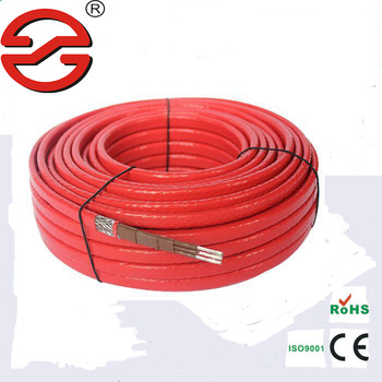 Top quality fire retardant explosion proof self regulating heat trace cable for pipe roof gutter driveway deicing and snow m