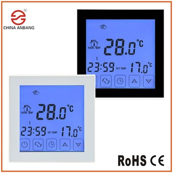 AB03H Programmable <font color='red'>Digital</font> <font color='red'>Touch</font> <font color='red'>Screen</font> <font color='red'>Wireless</font> <font color='red'>Control</font> <font color='red'>Room</font> <font color='red'>Thermostat</font>