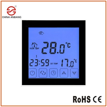 AB03H <font color='red'>Smart</font> best digital large LCD <font color='red'>touch</font> <font color='red'>screen</font> <font color='red'>thermostat</font> for heating