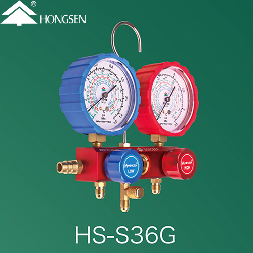 Red Manifold Gauge Set Model HS-S36G