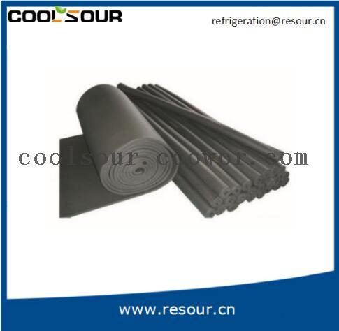 COOLSOUR <font color='red'>Silicone</font> Black <font color='red'>Rubber</font> Foam <font color='red'>Insulation</font> Tube