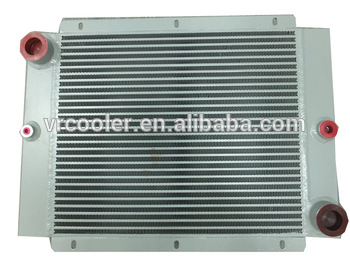 Custom copper plate bar heat exchanger for agricultural vehicles