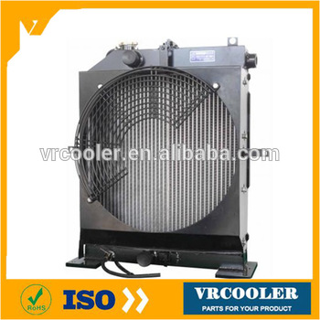 Bar plate water radiator