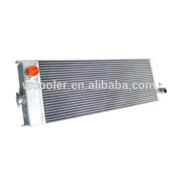 Custom aluminum plate bar construction machinery hydrophilic oil cooler