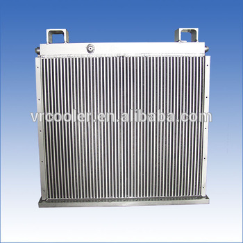 Custom made bar plate air compressor air water cooler