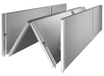 Hot VRcooler all aluminum micro channel condenser