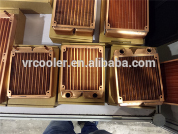 Aluminum air tube radiator for pc