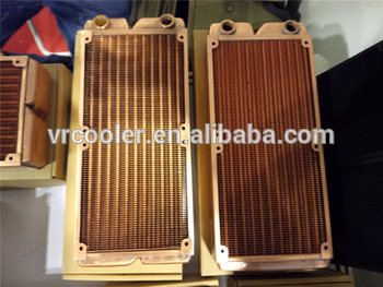 Aluminum air tube radiator for pc