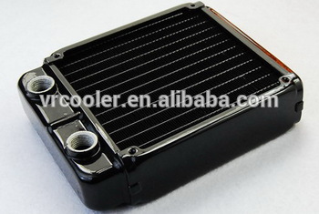 Aluminum air tube radiator for pc