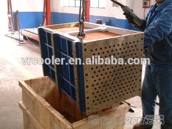 VRcooler Cu Ni heat exchanger for marine diesel