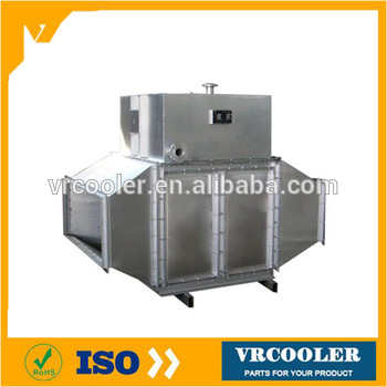 Hot gas to oil heat exchanger for heat recovery