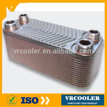 refrigerator condenser production hydraulic oil cooler superior brazed plate heat exchanger