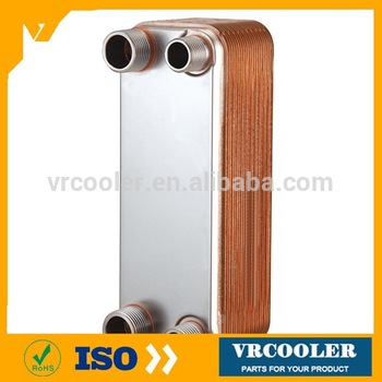 stainless steel brazed plate heat exchanger evaporative condenser