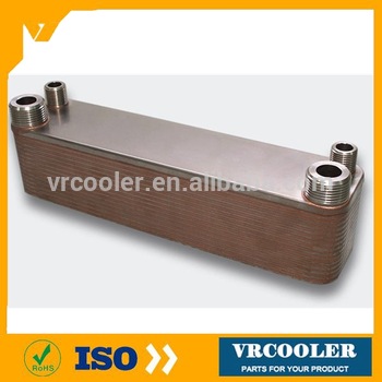 cleaning heat transfer brazed plate heat exchanger equipment chiller condenser