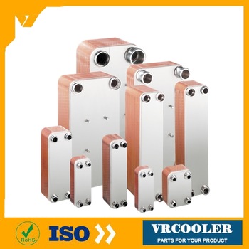 aluminium oil cooler water oil heat transfer heat exchanger