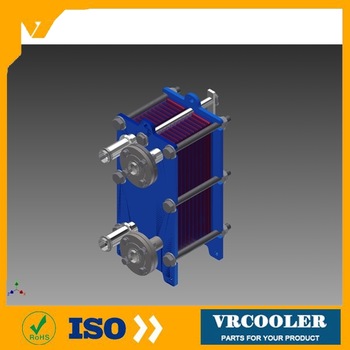 water to water plate heat exchanger gaskets power plant heat transfer