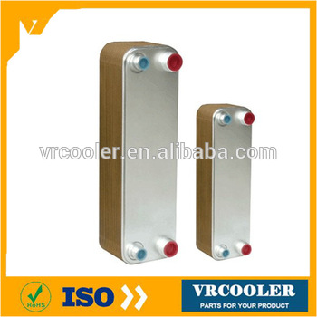 Chinese factory price plate r134a to water heat exchangers