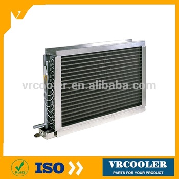 auto ac 94mm cpu radiator galvanized steel copper tube hydrophilic fin evaporator