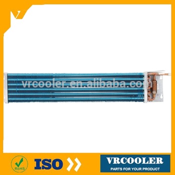 aluminium dehumidifier evaporator auto ac copper tube hydrophilic fin evaporator