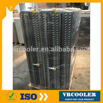 corrugated tube large heat exchanger brazed aluminum copper pipe heat exchanger