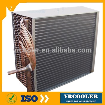 corrugated tube glycol heat exchanger fin tube copper pipe heat exchanger