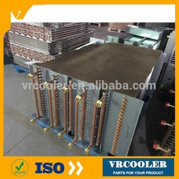 corrugated tube glycol heat exchanger fin tube copper pipe heat exchanger
