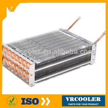 corrugated tube glycol heat exchanger fin tube copper pipe heat exchanger
