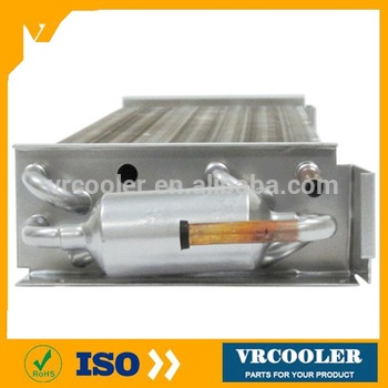 copper coil flue gas heat exchanger galvanzied steel dehumidifier evaporator