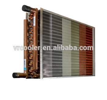 China factory high quality copper tube finned all copper condenser coil for ahu