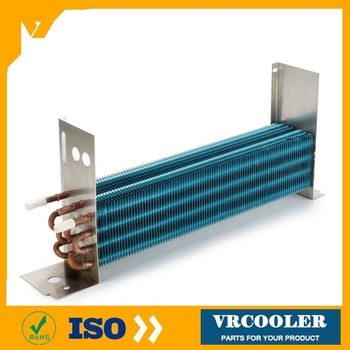 marine outdoor condensing unit commercial refrigerator copper tube air cooled condenser