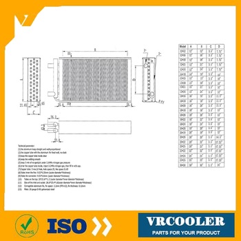 Multifunctional cold room copper coil evaporator for refrigeration for Corrosive environments