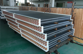 refrigeration compressor condensing unit air conditioner tube and fin wine cooler condenser