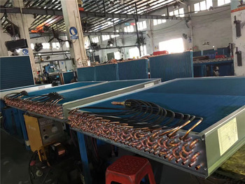 refrigeration compressor condensing unit air conditioner tube and fin wine cooler condenser