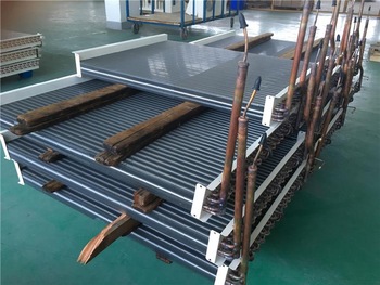copper fin waste water evaporator for ahu custom made refrigerator evaporator fan motor