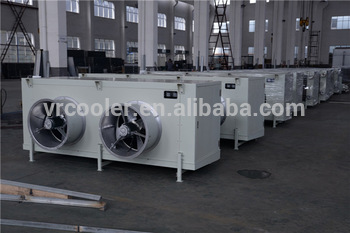Air defrost stainless steel tube ammonia air cooler