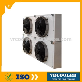 CO2 frozen wing tip mid joint wing designed air cooler water defrost