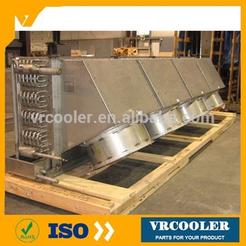 refrigerant safety and efficiency of heat exchange air cooler water defrost