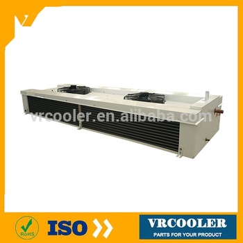R744 stainless steel tube air cooler electric defrost